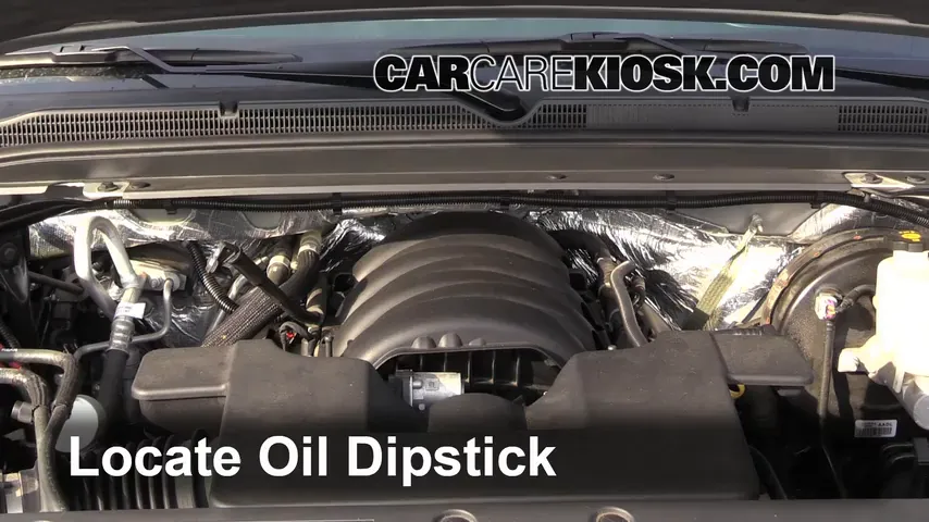 2015 Chevrolet Suburban LT 5.3L V8 FlexFuel Oil Check Oil Level